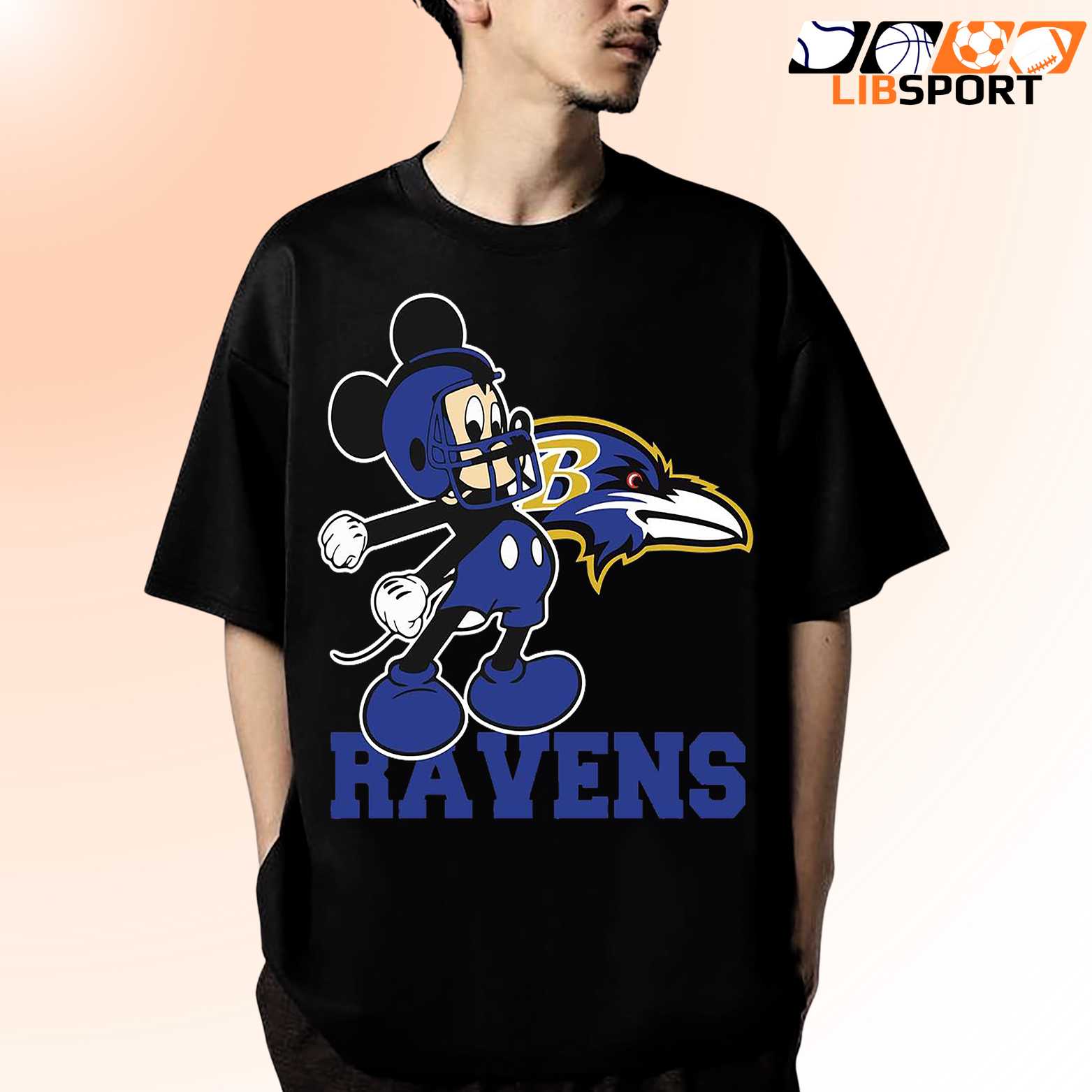 Mickey Mouse Baltimore Ravens Unisex T Shirt, Football Spirit Shirt